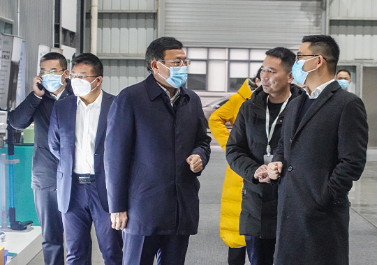 邵陽市委副書記、市長(zhǎng)華學(xué)健到企視察